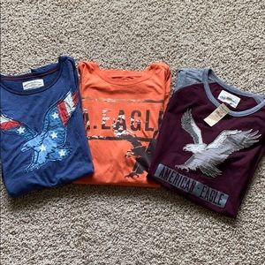 3pc Lot of Men’s American Eagle t-shirts size XXL